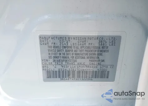 2019 Nissan Sentra Sv из США, поврежденный, VIN 3N1AB7APXKY322546